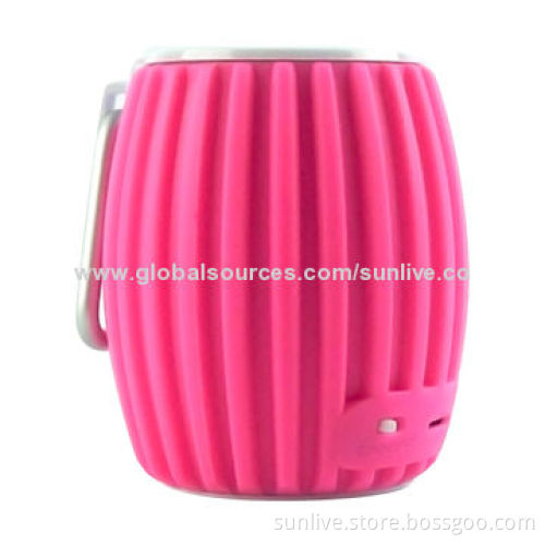 TF Card FM Wireless Innovation new design Mini Portable Bluetooth Silicone Speaker